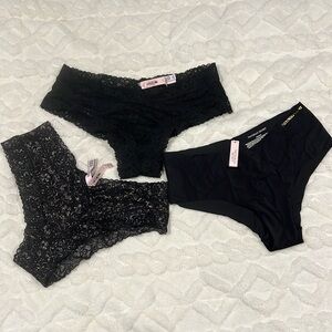 VS cheeky panties. Never worn and never tried on. Just too small for me.